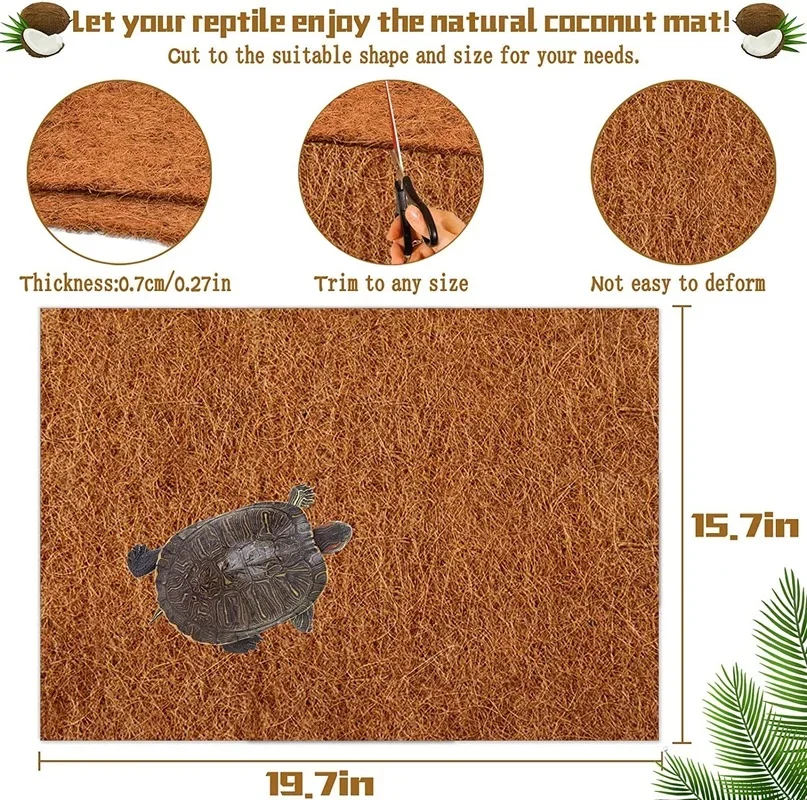 Tapis pour reptiles, en Fiber  - Substrate Coconut Fiber avis et prix