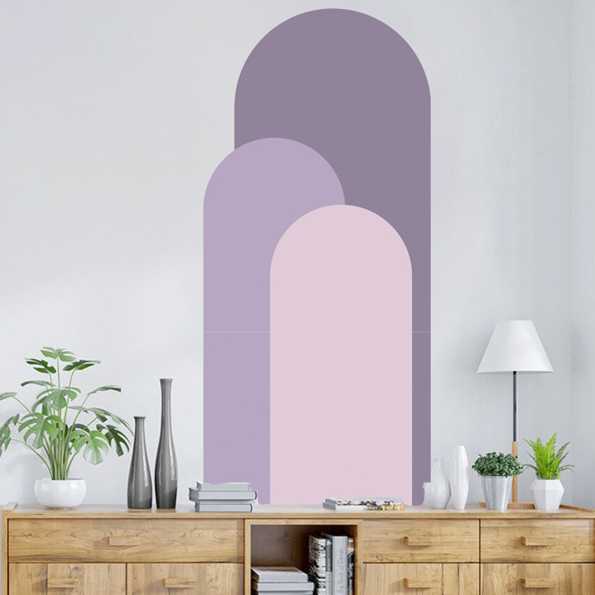 Autocollants muraux arc bohème - Pvc Panel Background avis et prix